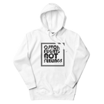 Catch Flights Not Feelings Hoodie White